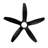 Modern  Intergrated LED Ceiling Fan Lighting With ABS Blade-411650092