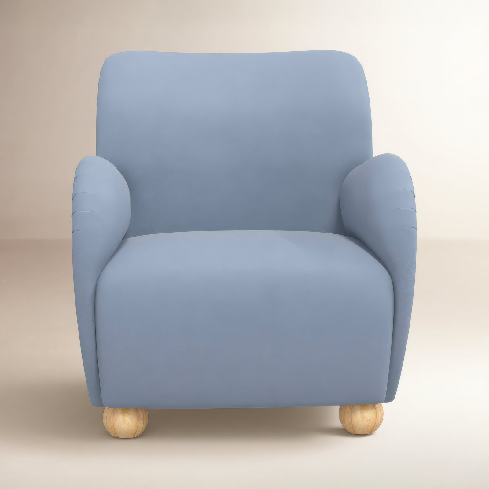 Cowen Armchair, Classic Ocean Velvet