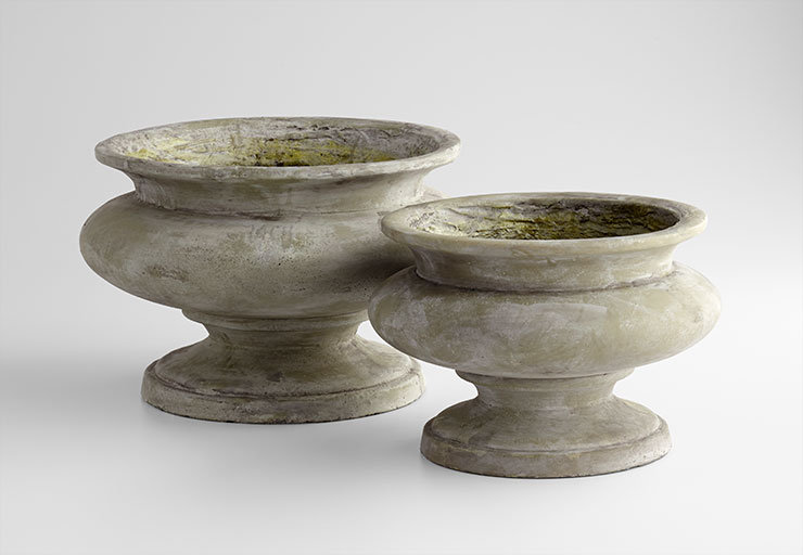 Coliseum Planter, 8.75" H x 13" W x 13" D