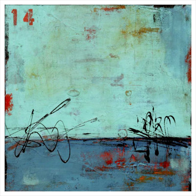 Blue Bay Marina No. 2 Print by Erin Ashley