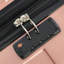 Valise rigide, valises en ABS léger et durable avec roues doubles, bagage de voyage à carreaux extensible de 28 pouces-126941770