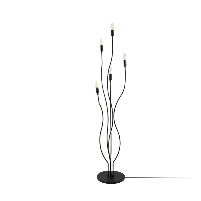 Mazel 61.02'' Black Novelty Floor Lamp