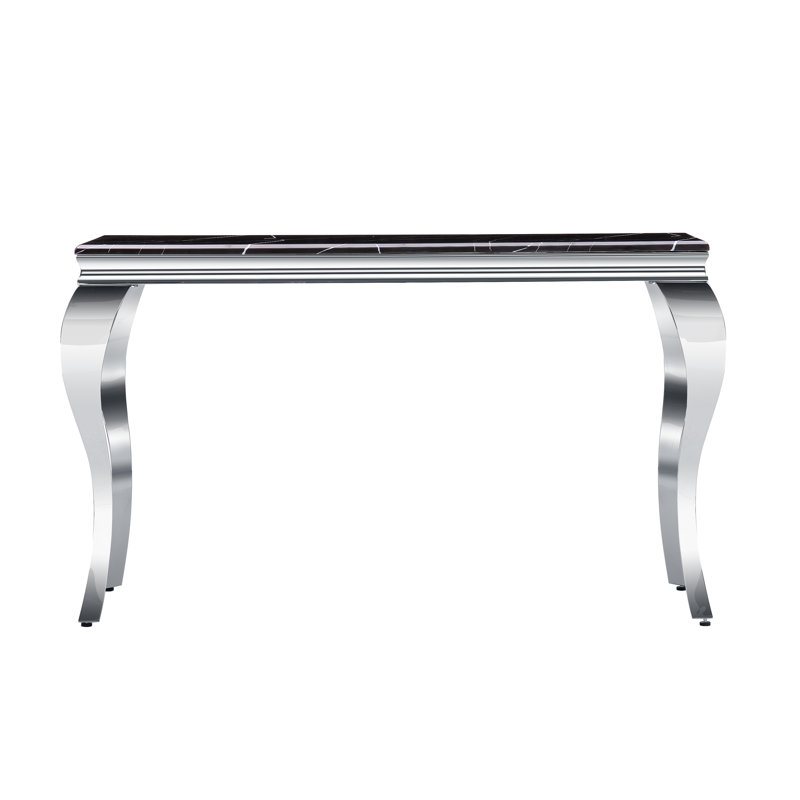 Fulmore 30'' Console Table, White, Gold