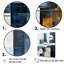 Indigo Illusion Abstract Shapes V - Décoration murale formes abstraites-1408271700-1408271703