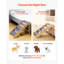 Escaliers en bois pour animaux de compagnie, escaliers pour chiens à 4 marches pour lits hauts, canapés et voitures, capacité de charge de 150 lb, surface antidérapante, escabeau stable pour petits et grands animaux-954640313