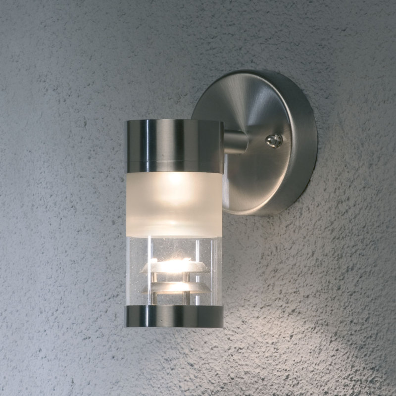 Bolzano Silver Outdoor Armed Sconce
