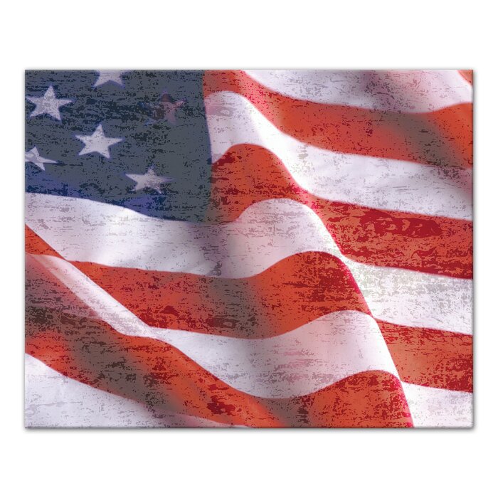 Designs Direct Creative Group American Flag On Canvas Print 