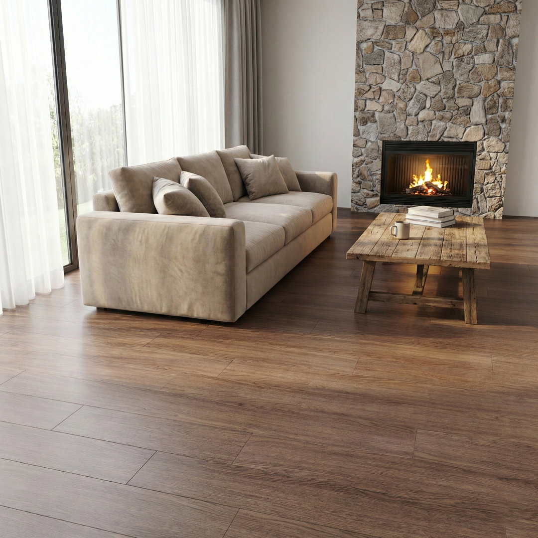 6" x 36" x 1.5mm Peel & Stick Vinyl Floor Tile, DIY Water Resistant Plank Flooring Flooring Plank (54 sq.ft./case) Jeedeson 