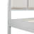 Sturdy Modern Farmhouse Bed Frame with Upholstered Headboard and Solid Platform