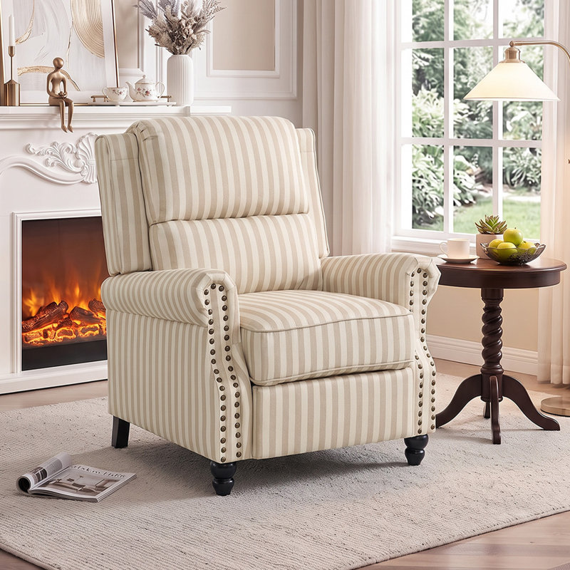 73cm Wide Lift Assist, Beige Linen Blend