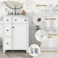 Meuble-lavabo de salle de bain avec lavabo en céramique-781224865