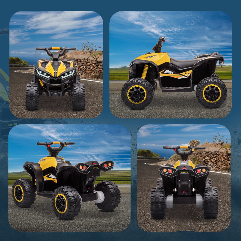 Sahil Zoomie Kids Battery Powered Ride On, Yellow
