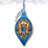 3.5'' Glass Hanging Figurine Ornament