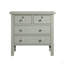 4-Drawer Storage Nightstand - Antique Grey-1239989041