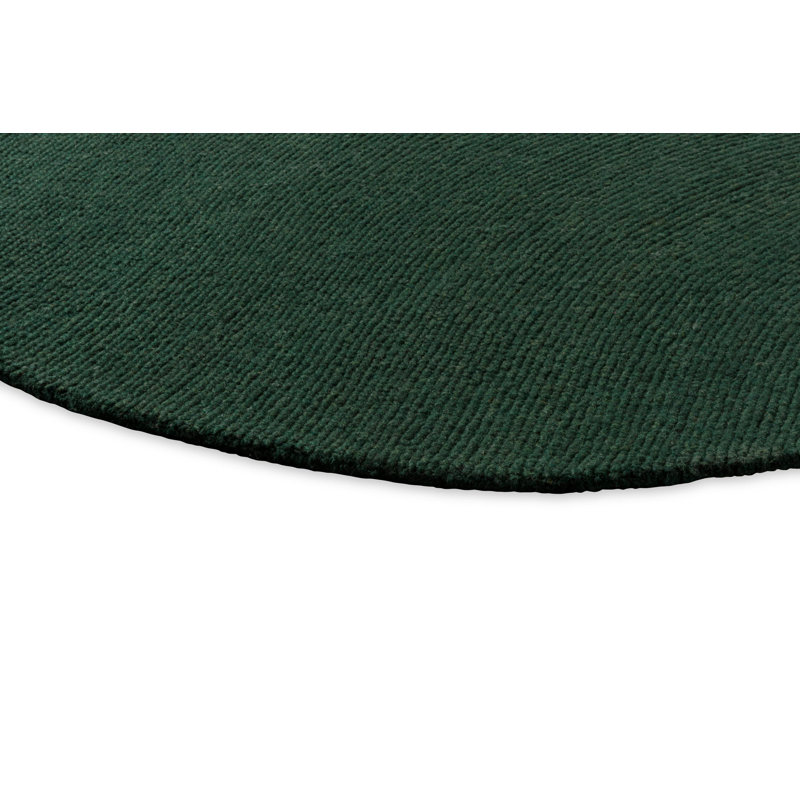 Handmade Wool Area Rug, Round 6'7"