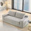 Canapé-lit convertible avec mousse à mémoire de forme et structure en acier - Sans assemblage, conception compacte pour petits espaces et utilisation polyvalente (gris)-118056165