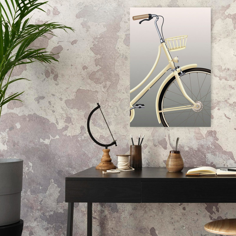 Vélo, art contemporain, H 24 po x l 16 po