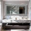 Miroir décoratif de salle de bain rectangulaire-1033722707