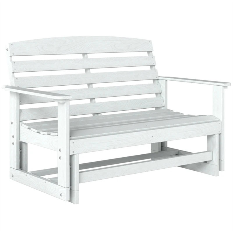 Chaise berçante double, Blanc