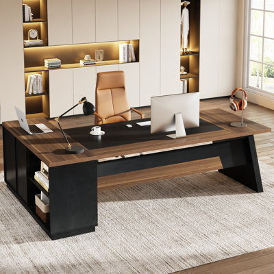 Zaylah L-Shaped Executive Desk