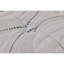 Matelas simple très long simple, technologie de refroidissement avec support central, mousse confortable, profondeur de 81,85 po, largeur de 38,67 po, hauteur de 11,15 po, 62,34 lb, blanc + bleu, rembourrage en acier, matériau en mousse, pour cadres de lit réglables-865457951
