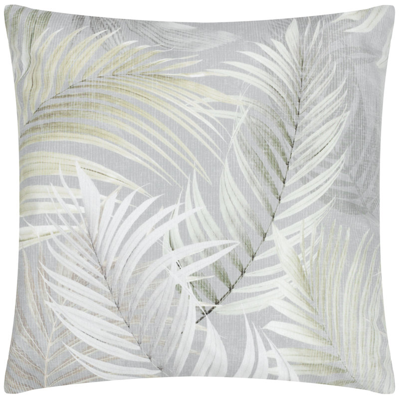 Palma Indoor / Outdoor Floral Green Square Cushion