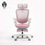 Chaise de bureau ergonomique rose Cablady-1558858984
