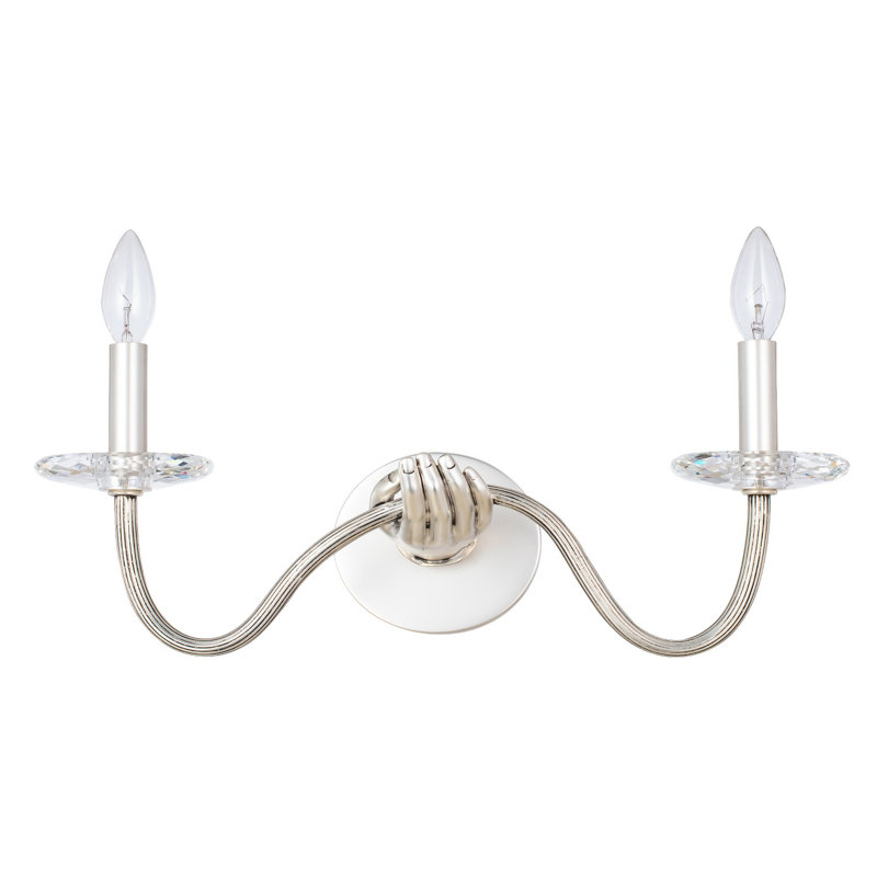 Venus 2 LT Pewter Wall Sconce Kalco, Pewter