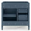 Meuble-lavabo de salle de bain 36 po sans lavabo supérieur, armoire de rangement moderne avec 2 tiroirs et un tiroir basculant, structure en bois massif (NoT INCLUDE BASIN SINK)-1878407122-1878407123