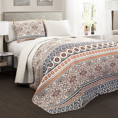 Lush Decor Nesco Stripe Quilt Set