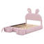 Lit plateforme tapissier avec lumière Lovely