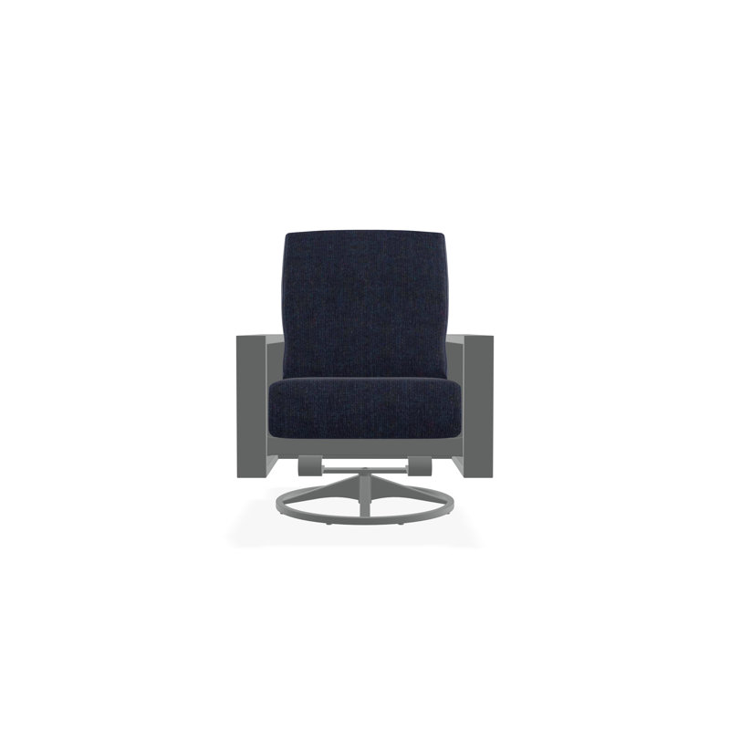Larssen Outdoor Lounge Chair, Spectrum Indigo Sunbrella®, Graphite