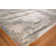 Laureno Silk Geometric Area Rug in Silver Blue