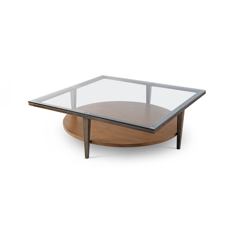 Table basse avec rangement Manhattan4 Legs, H 16 po x L 48 po x l 48 po