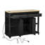 Îlot de cuisine roulant avec table de salle à manger extensible-283077073