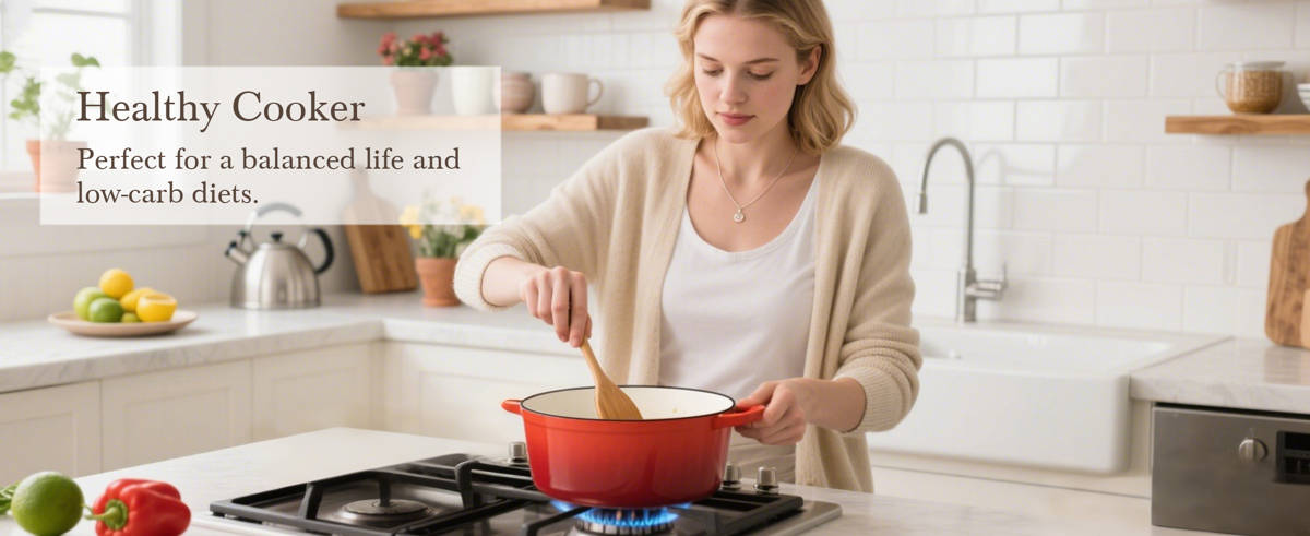 11 Pieces Cast Iron Enameled Cookware Set