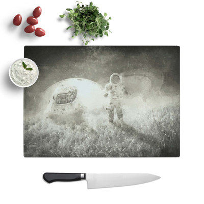 Tempered Glass Space Travel Chopping Board