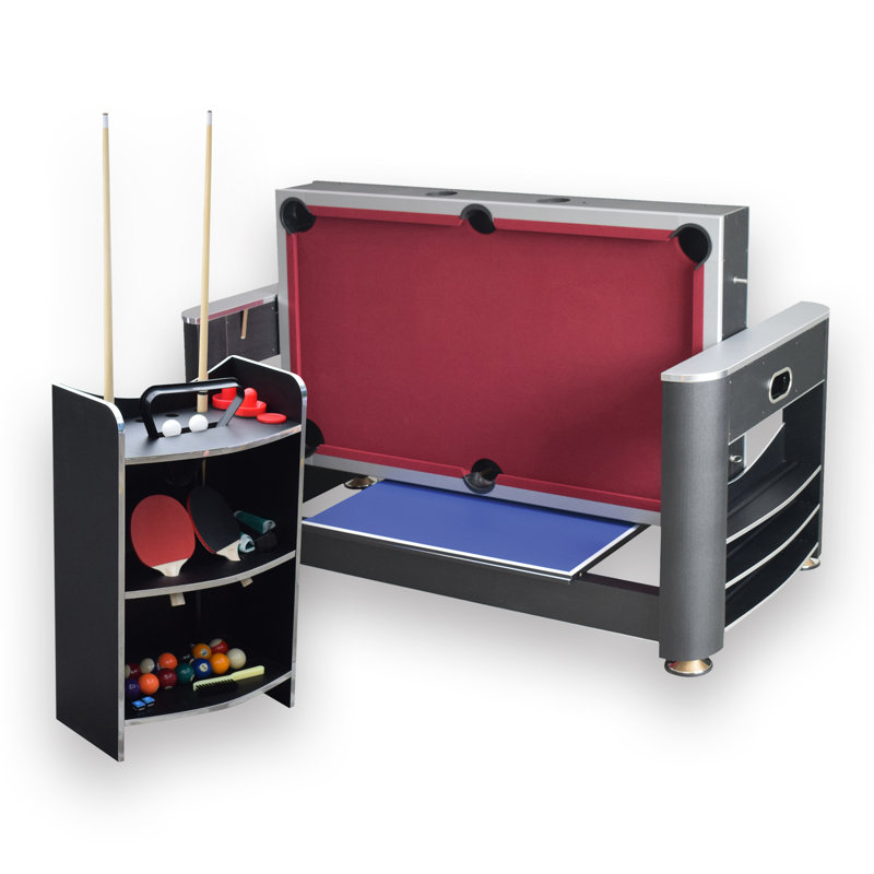 Table multi-jeux 72 po Triple Threat 3-en-1