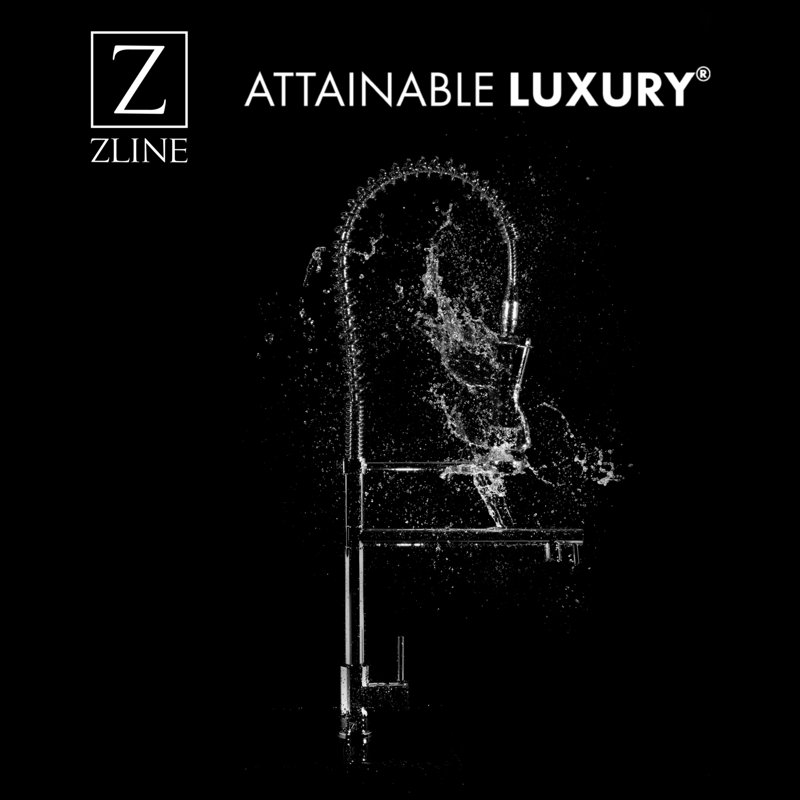 Shakespeare Pull Down Single Handle Kitchen Faucet with Side Spray and Accessories, Chrome