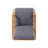 Club Chair Wood Adirondack Chair With Cusion-529444553