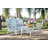 Chippendale Rectangular Glass Outdoor Coffee Table , 40 " W 24 " D