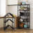Jahod 5-Tier Foldable Metal Shelving Unit with Wheels-1034127964-1037206104