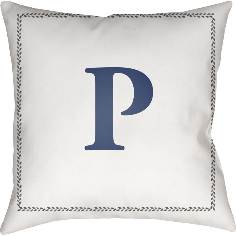  Indoor/Outdoor Throw Pillow, 20" H x 20" W x 4" D, P