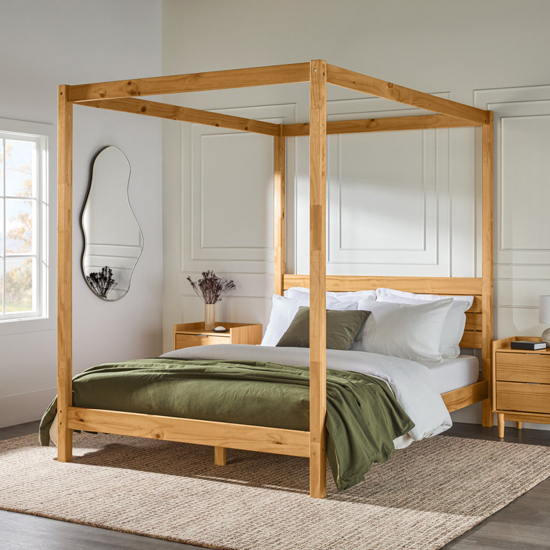 Hanhalyn Solid Wood Piece Bedroom Set