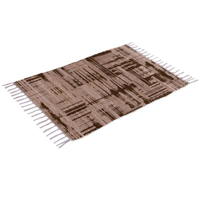 Jeweliana Cotton Abstract Indoor / Outdoor Rug