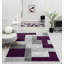 Tapis mauve à motif géométrique Balderston-1586436867