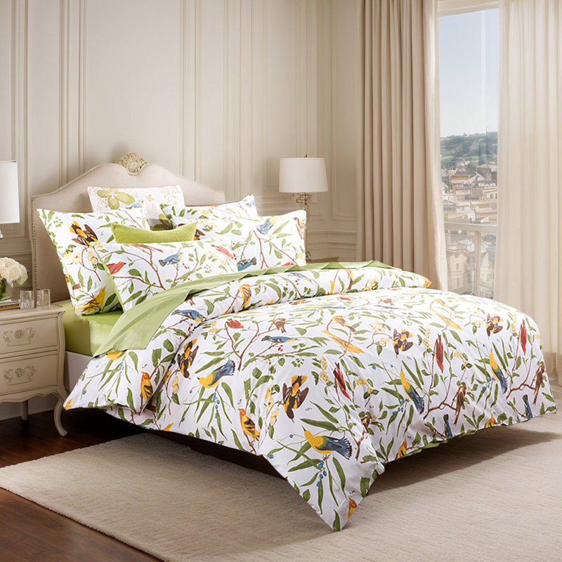 Ensemble de literie housse de couette en coton de luxe Lissther