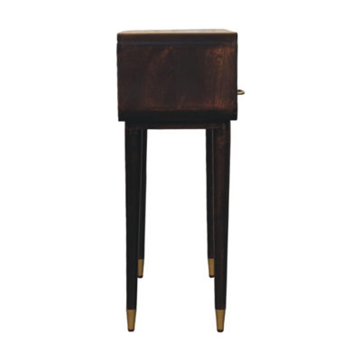 Console en bois Apollo Loop en bois, brun avec 2 tiroirs, 1 tablette