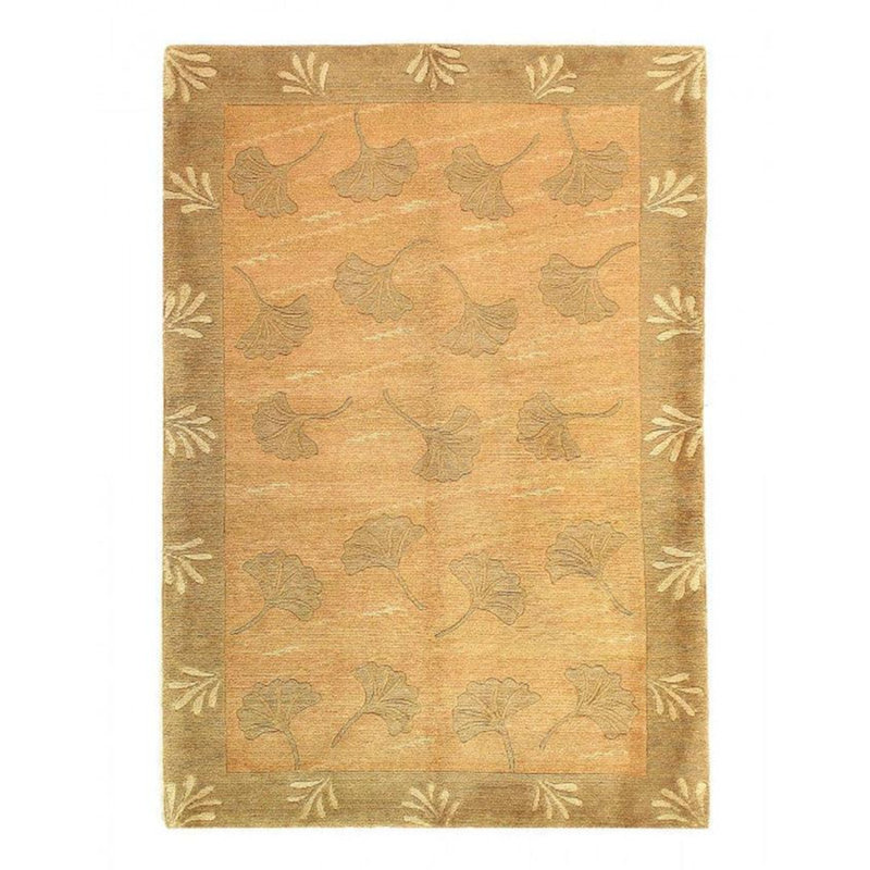 Tapis beige unique de 6 pi x 4 pi Garrion