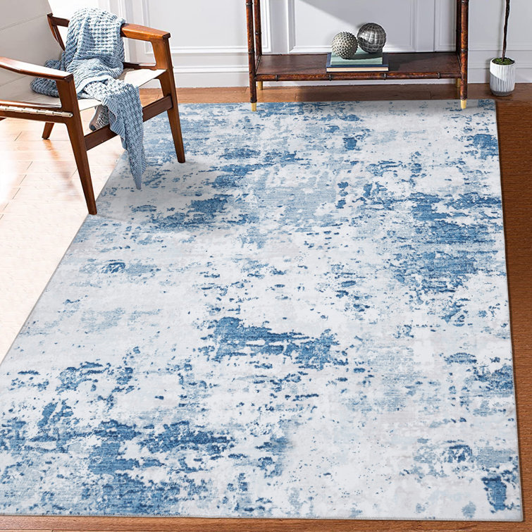 Cou Washable Abstract Rug